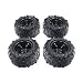 Produktbild SNOWINSPRING 4 StüCke PX 9300-21 Gummi Reifen RC Renn Wagen Reifen 9300 & 9302 MaaStab 1/18 auf StraaEn Rad Felge Passend für RC Auto