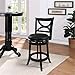 Boraam Florence Counter Height Swivel Stool - Distressed Black