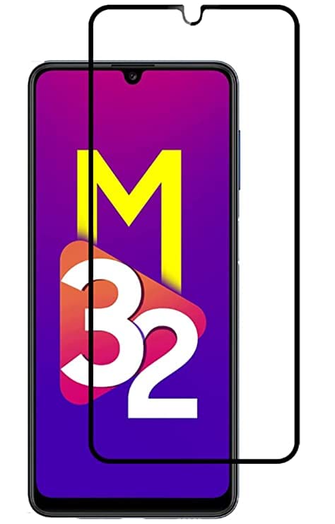 Image of Tempered Glass Screen Protector Compatible For Samsung Galaxy A33 | F22 | M32 with Edge to Edge Coverage and with Easy Installation Kit