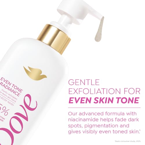 Image of Dove Even Tone Radiance Serum Body Wash|5% Radiance Serum with Niacinamide| Gently exfoliates for even skin tone | Paraben & SLS free | 300 ml