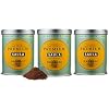 Saula Premium Gemalen Koffie, Pak 3 blikken van 250 gr. Organic 100% Arabica
