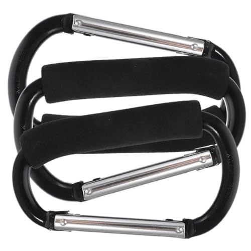 ZUNOXAZ 3個 ベビーカー用大型アルミフック 多機能アウトドア対応滑り止め耐荷重ベビーカー ジョギングバギー 車椅子兼用ハンガー