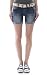 WallFlower Juniors Luscious Curvy Belted Mid Thigh Denim Shorts