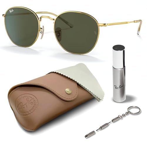 Ray-Ban RB3772 ROB Square-Round Shaped Sunglasses for Men & Women with Official RAYBAN Eyewear Kit