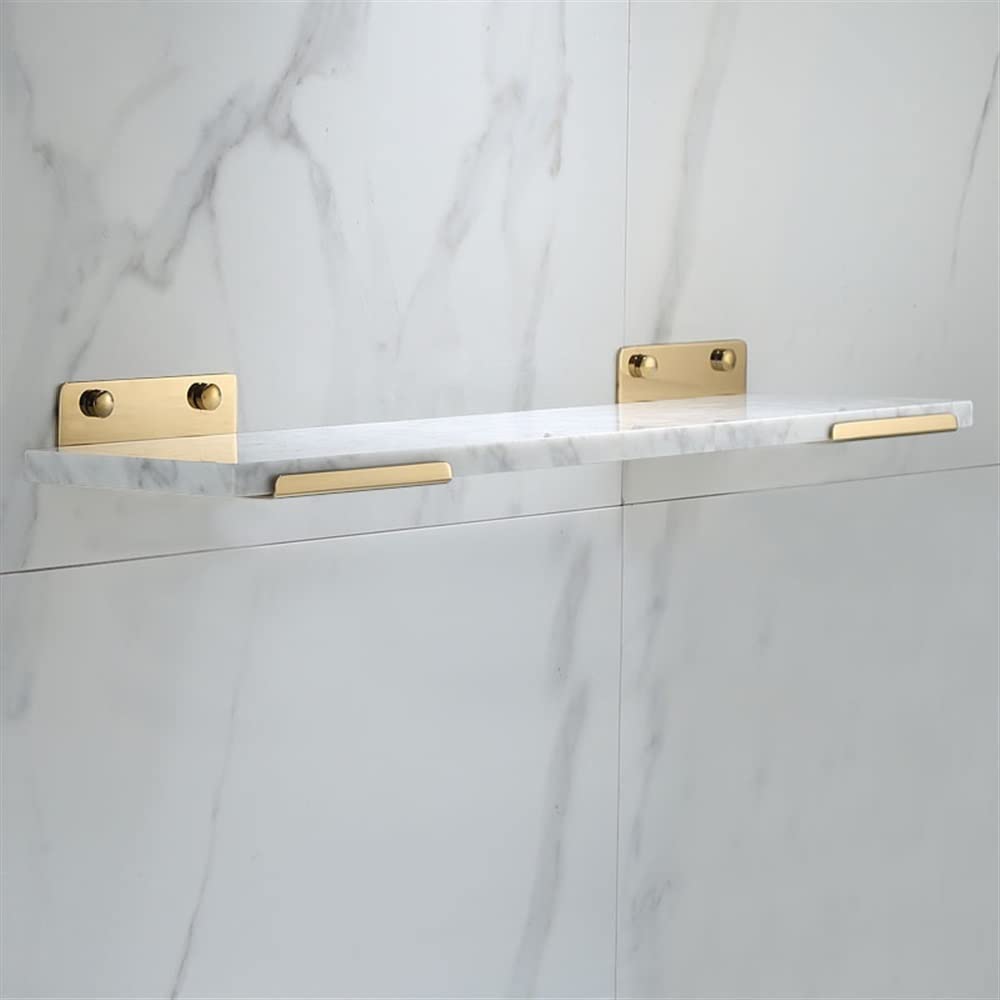 GTFDXJ Shower Caddy Bathroom Shelf with Towel Bar Bath Shower Shelf Holder Brass Shower Caddy Shelf Organizer Rack