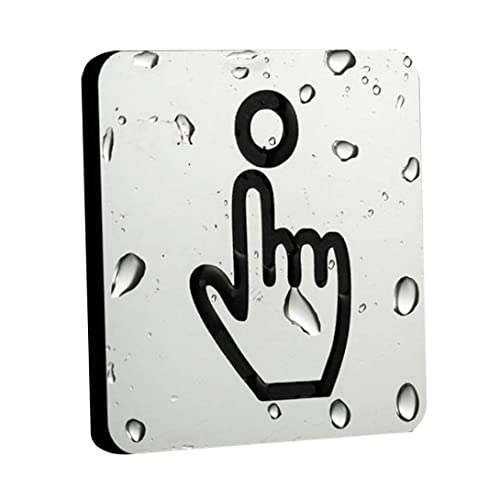 La mejor comparación de Señales de puerta del mes. 41 Letrero autoadhesivo de acrílico para puerta señal de timbre para puerta señal de timbre para puerta señal de timbre para puerta con icono