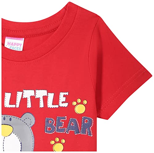 Image of Mom's Love Boy's Printed Regular Fit Baby and Toddler T-Shirt Set