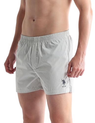 Image of U.S. Polo ASSN. Mens EX004 Cotton Striper Essential True Inner Boxer -Pack of 1