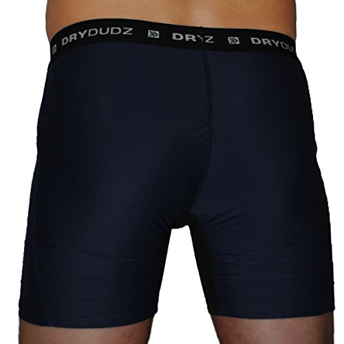 Dry Dudz Men's Hydro Tech Compression Short Navy-LG
