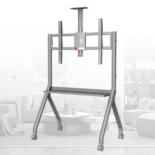 Soporte de suelo ajustable para pizarra digital con ruedas