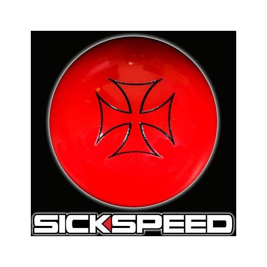 Red Maltese Shift Knob For Manual Short Throw Gear Shifter Selector 12X1.25 for Ford Mustang