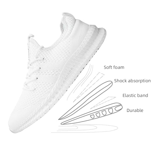 Image of Men's Shoes Running Walking Sneakers Casual Tennis Slip on Shoes Lightweight Breathable Fashion Comfortable Workout Athletic for Gym Sport Shoe