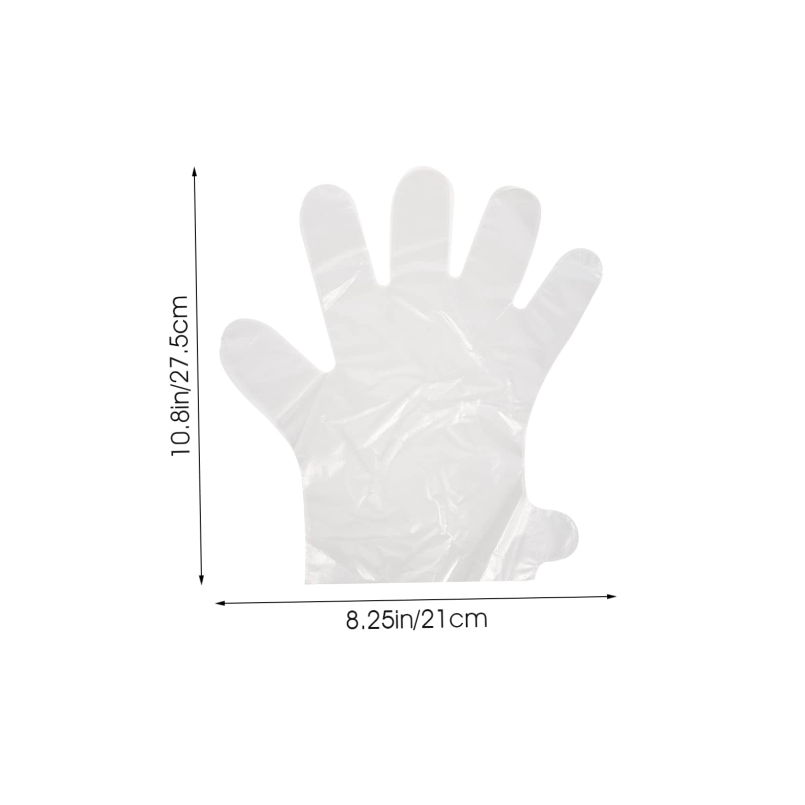 BRIGHTFUFU 300pcs BBQ Gloves Heat Resistant Cooking Gloves Disposable for Outdoor Camping Barbecue