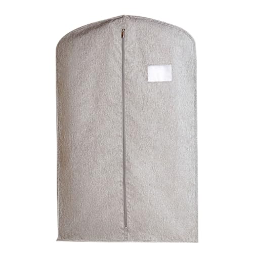 Garment Bags Waterproof Dust-Proof Clothes Cover for Hanging with Zipper for Coats, Jackets, Shirts, Down Jackets(Gray,150x58cm/59x23in)