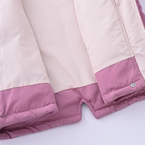 Girls Thickened Down Jacket Kids Warm Long Length Hooded Winter Coat Windproof Padded Puffer Jackets Outwear Clothes3