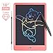 Jefshon Tableta de Escritura LCD 10 Pulgadas, Reutilizable Tablero de Dibujo Pizarra Digital Color con Bloqueo de Pantalla, Tablero de Grafiti para niños Juguete Pinturas y Educativo (10'', Pink)