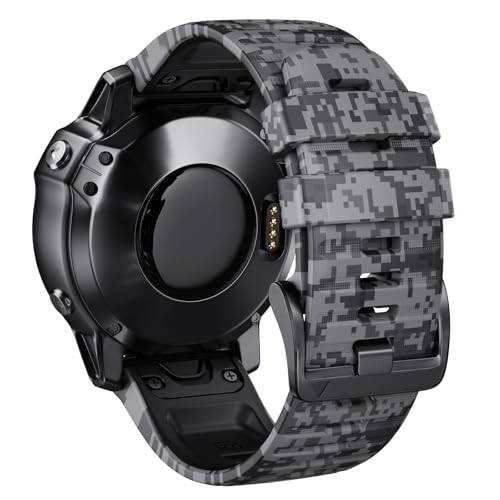 Bracelet silicone de rechange 26mm compatible Garmin Forerunner 955 et 945 - 4