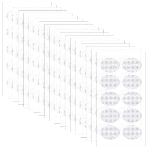 1000PCS Ear Lobe Support Patches, Clear Invisible Earring Stickers for Heavy Earrings, Earlobe Back Protecting Stretched Stabilizers Stickers for Torn or Stretched Earlobes