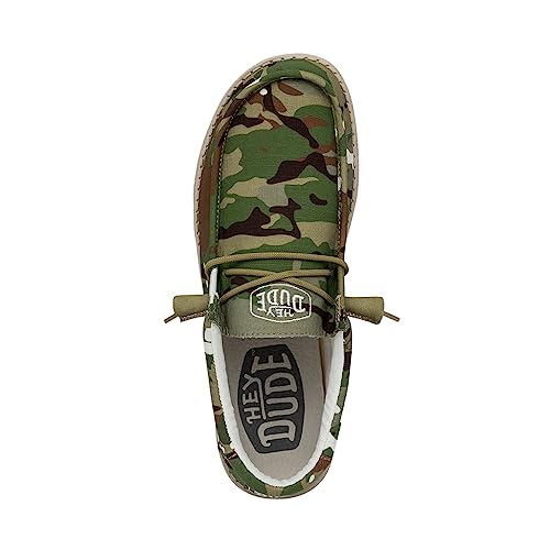 Image of HEYDUDE Men's Wally Camo | Men's Loafers | Men's Slip On Shoes | Comfortable & Light-Weight