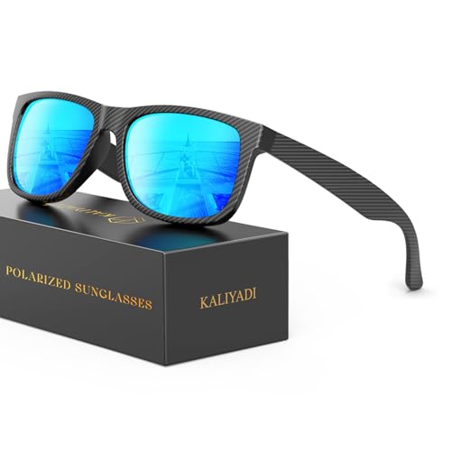 Image of KALIYADI Sunglasses-Men Polarized-Sunglasses for Men: Classic Sun Glasses for Driving Fishing Golf with UV400 Protection