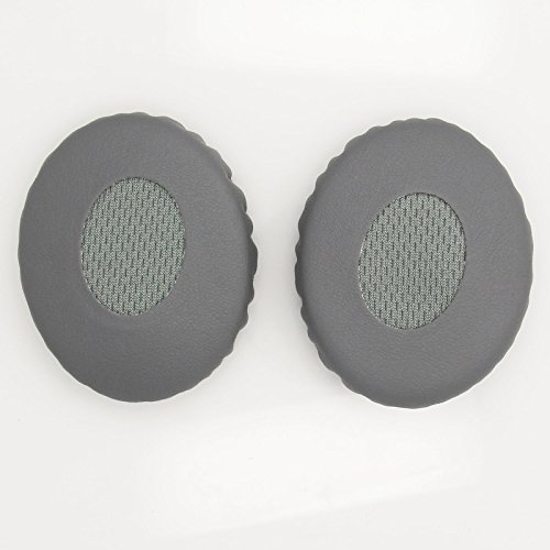 Protein Leather + Memory Foam Replacement Earpads Ear Pads Cushion for Bose OE2 OE2i Headphone (Gray)