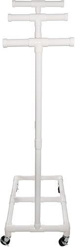 Miniatura 4 de Champion Sports Carrito de aro de plástico duradero, 29 pulgadas de largo x 19 pulgadas de ancho x 70 pulgadas de alto