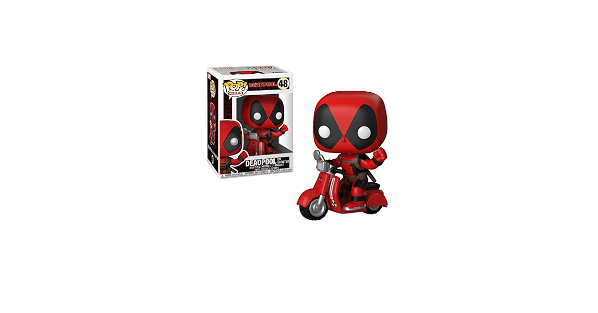 Amazon.com: Funko Pop! Ride Marvel: Deadpool & Scooter