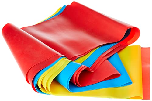 Faixa Elástica Muvin – Kit com 3 – Tamanho 150cm x 15cm – 3 Intensidades Diferentes – Fitness – Pila