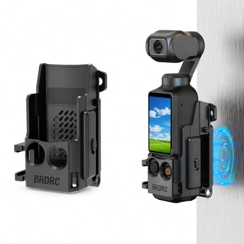 Image of ZORBES Magnet Mount Stand for Osmo Pocket 3 /4 Adjustable Clamp Holder | Equipped with standard screw hole and clip interface, compatible with tripods selfie sticks for hiking cycling