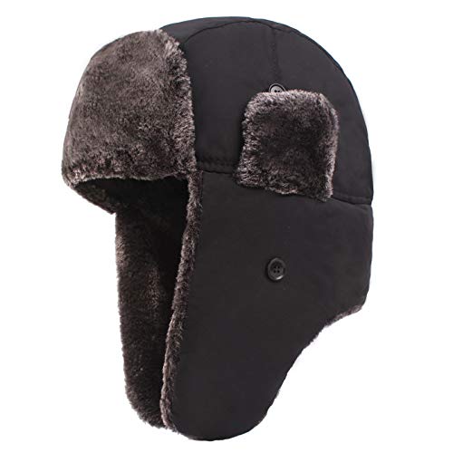 Chapkas homme contre le froid glacial bonnet de ski avec oreillettes