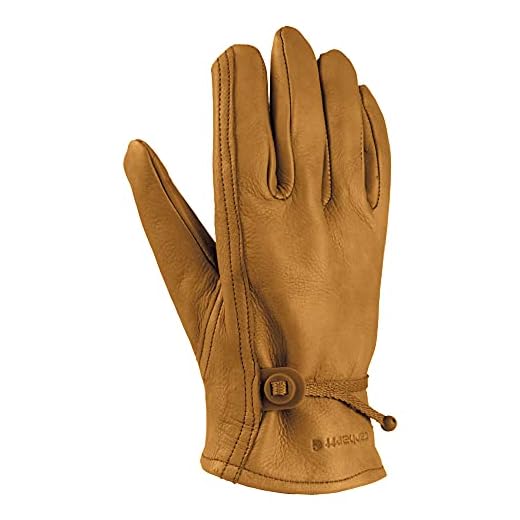 Carhartt Men's System 5 Driver Work Glove, Brown, X-Large