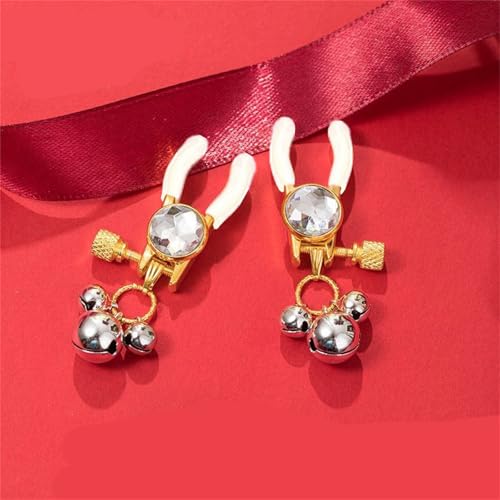 Clip de pezón SM clip de pezón en forma de campana metálica con herramienta de entrenamiento de castigo de joyas suministros de coqueteo para parejas