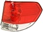Evan-Fischer Tail Light Lens and Housing Compatible with 2008-2010 Honda Odyssey Outer Passenger Side