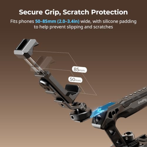 Image of SMALLRIG PC-T1 Metal Phone Holder &, 360 Rotatable-6661