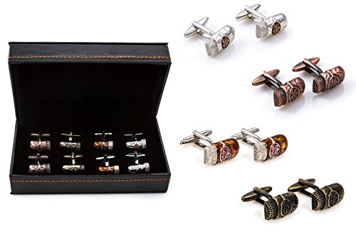 Mancuernillas MRCUFF Cuban Cigars 4 pares con caja regalo miniatura 2