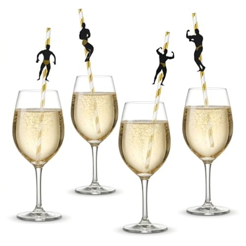 36 pitillos para despedida con diseño bailarín masculino miniatura 1