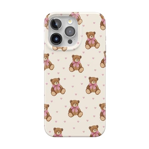 Casely iPhone 15 Pro Max Case | Cuddle Up | Teddy Bear | Compatible with MagSafe | Classic Ultra Slim Design