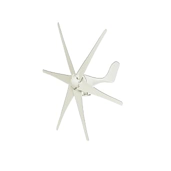 Wind Turbine, 6000W Small Home Wind Turbine Generator Windmill Fit For Street Lamps,Monitoring Boat Free 10kw 10000W WithControllerNero,With controller,48V