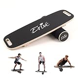 Erivc Premium Portable Surf Balance Board Trainer with Adjustable Stoppers - 3 Different Distance Op