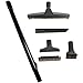 Cen-Tec Systems 93796 Premium Vacuum Attachment Kit with Telescoping Wand, Black