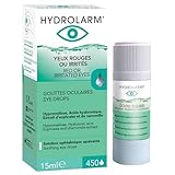 HYDROLARM Yeux Rouges et Irrités – Gouttes Oculaires Apaisantes & Hydratantes – Acide Hyaluronique, Camomille & Euphraise – Soulagement Démangeaisons & Rougeurs – Compatible Lentilles de Contact