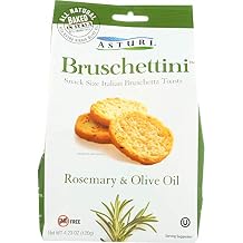 Asturi Rosemary & Olive Oil Bruschettini Pack of 4 bags by Asturi