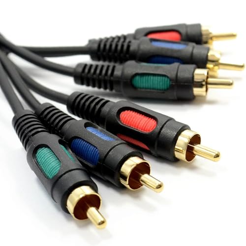 kenable Component YUV Vidéo RGB YUV 3 Cinch Vers 3 RCA Cinch câble Cordon 1,5 m [1.5 mètre/1,5m]