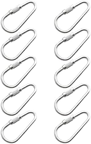 Bird Cage Toy Hooks That Will Transform Your Pet's Playtime Experience 8 Kryoflare 10Pcs Stainless Steel Parrot Toy Hooks, Metal Bird Cage Hooks, Metal Parts DIY Bulk Birds