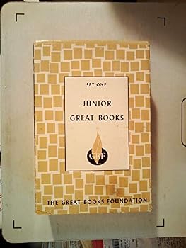Paperback Junior Grat Books Discussion Program Set #1, 6 Volumes, 1963 Edition, Rare Set, for Elementary and High School Students with Hard Cover Case Book