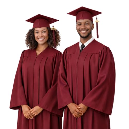 Image of Raj Costume Convocation Dress Graduation Gown and Cap Set for Kids & Adults Convocation Dress Academic Degree Ceremony Robe for School College Graduation Day Matte Polyester Pleated Convocation Gown
