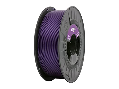 Winkle Filamento PLA Shiny Purple | Pla 1.75mm | Filamento Impresión | Impresora 3D | Filamento 3D | Color Púrpura Brillante | Bobina 300gr