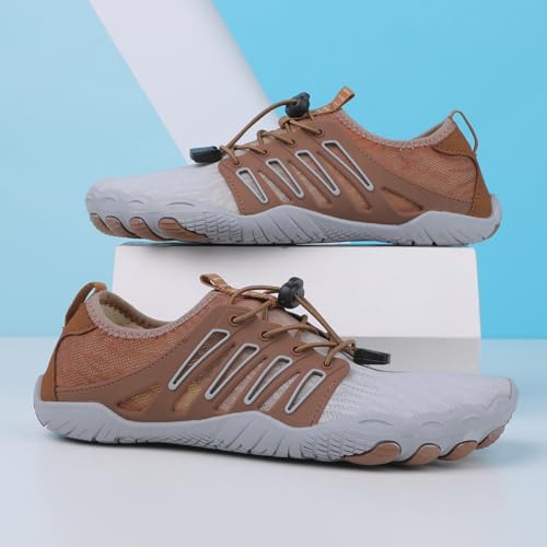 Image of Hike Barefoot Shoes Womens Men,Unisex Barefoot Water Shoes Breathable, Anti-Slip Hiking Footwear for Athletic Wide Toe Shoe Footwear for Hiking, Walking, Running, Yoga, and Water Sports
