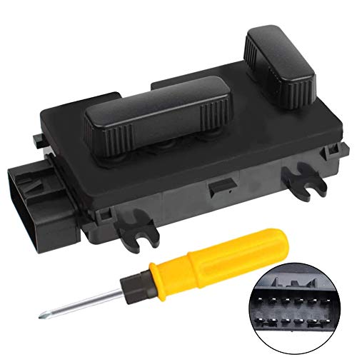 901-202 Driver Side Power Seat Adjuster,12450166 Recline Switch for 99-07 Escalade Avalanche Silverado Suburban Tahoe Sierra Yukon Hummer H2