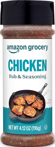 Amazon Grocery, Chicken Rub & Seasoning, 4.12 Oz